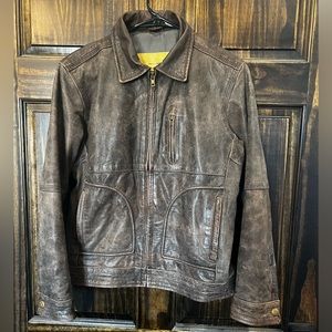 STS Ranchwear The Bomber Leather jacket Youth Large